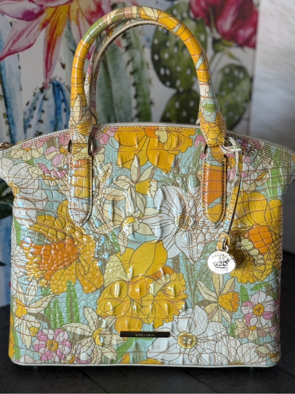 Brahmin DAFFODIL MED DUXBURY NWT Limited Edition FIRM - Picture 11 of 14